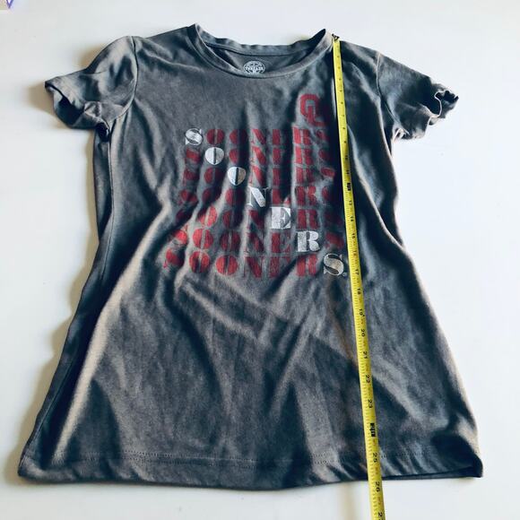 Rivalry Threads Women's Small OU Sooners T Shirt Gray Oklahoma University - Picture 5 of 7